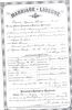 Callie Burress and Samuel Jones Marriage Certificate
